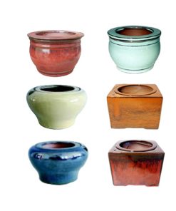 5" Self-watering Pot Assortment. 18 pieces