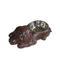 13" Cast Iron Dog Bowl.  6 pieces