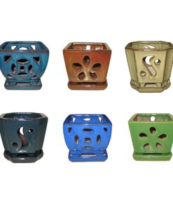 4" Orchid Pot Assortment.  12 pieces