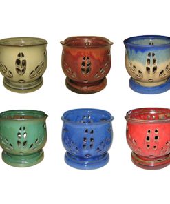 6" Tulip Orchid Pot Assortment.  6 pieces
