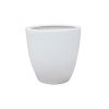 15" White Tall Tom Planter S/3