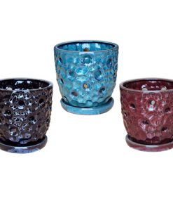 7" Hallein Orchid Pot